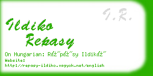 ildiko repasy business card